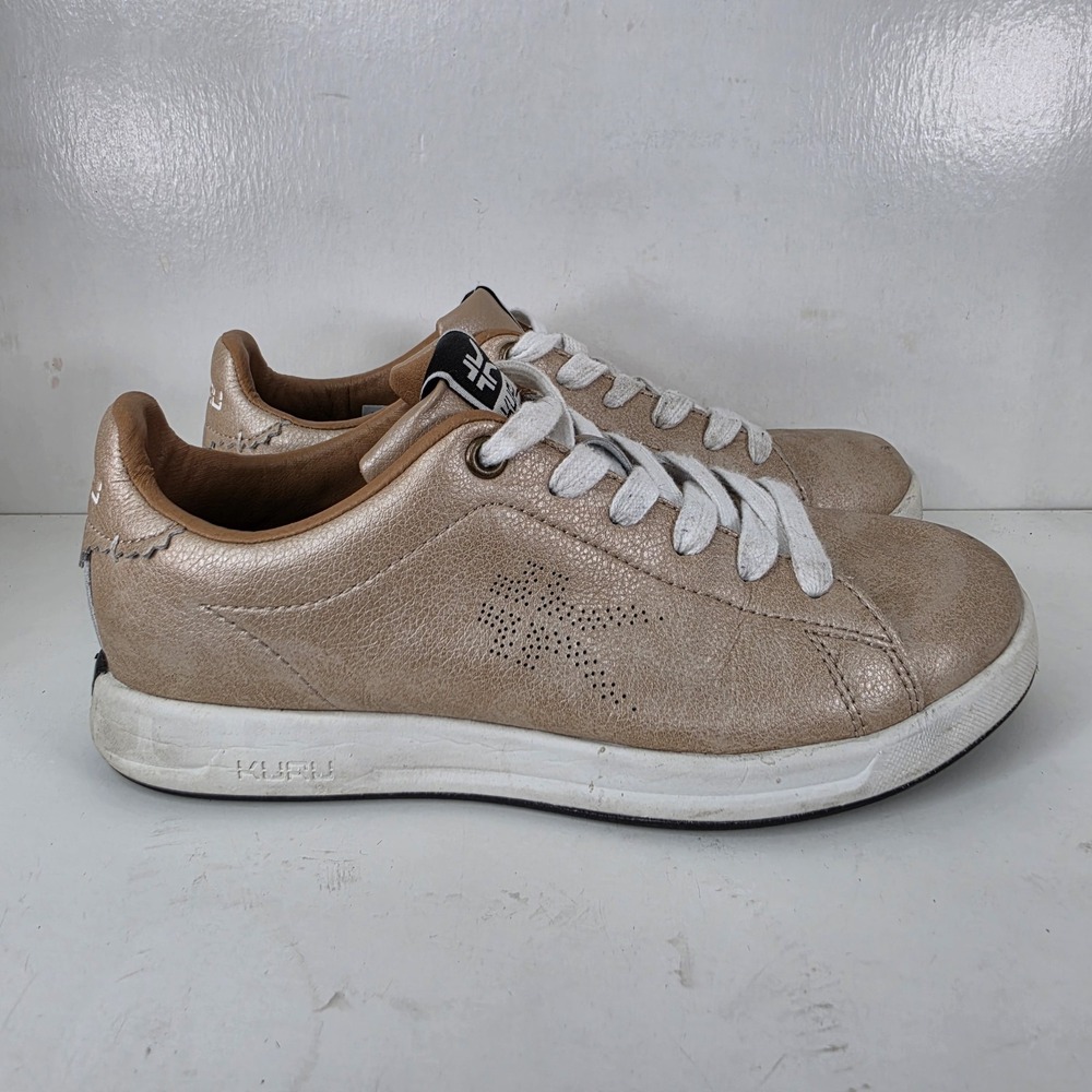 Kuru Roam Classic Court Womens Size‎ 6 Beige Bronze Athletic Shoes Sneakers